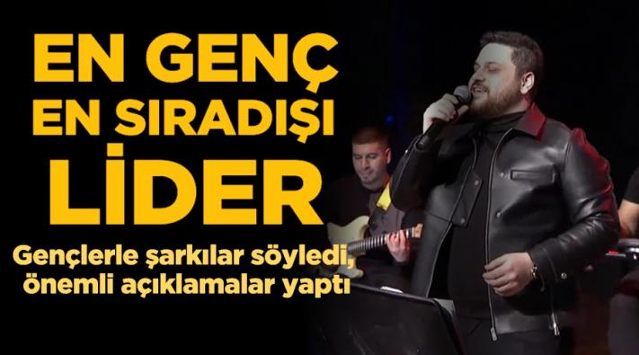 GENÇLERLE BULUŞUP KONSER VERDİ !!!