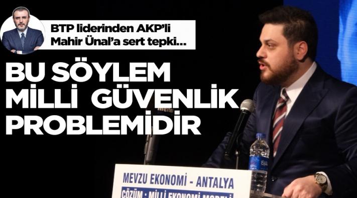 <Bu söylem bir milli güvenlik problemidir