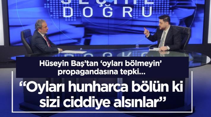 <”Oyları bölmeyin diyerek aslında rantı bölmeyin diyorlar”